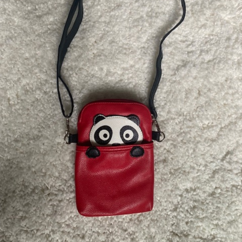 kids panda crossbody